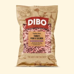 Dibo Turkey, Pork and Salmon 1kg