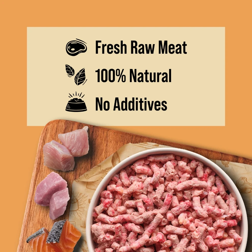 Dibo Turkey, Pork and Salmon 1kg - Image 3