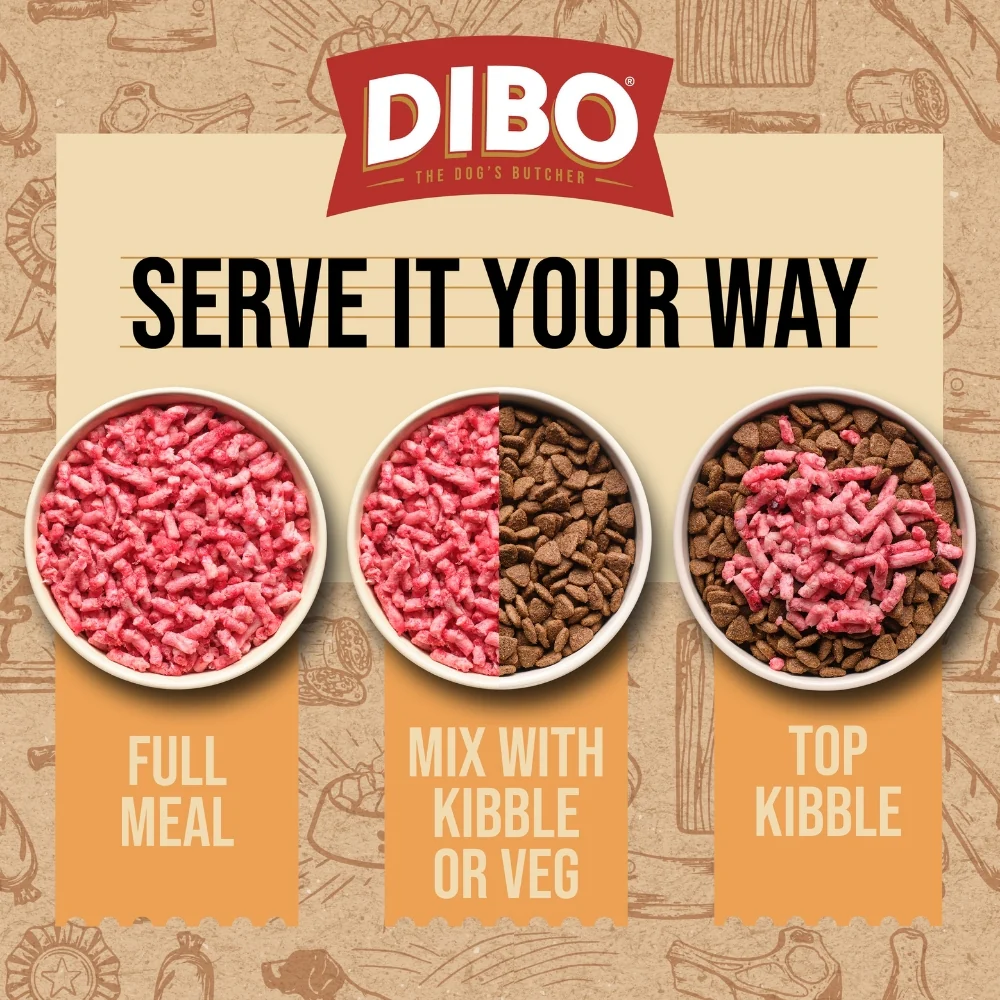 Dibo Turkey, Pork and Salmon 1kg - Image 4