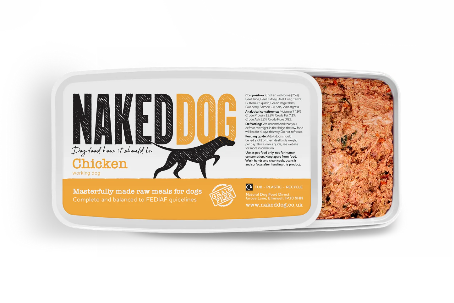 NAKEDDOG Original Chicken 500g x 2