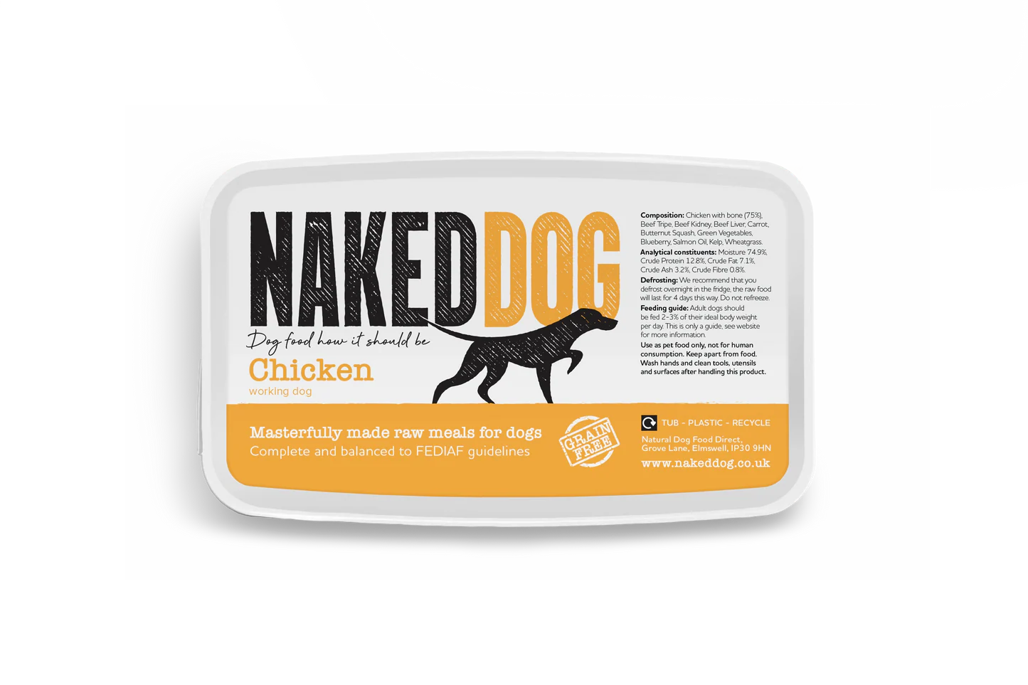 NAKEDDOG Original Chicken 500g x 2 - Image 3