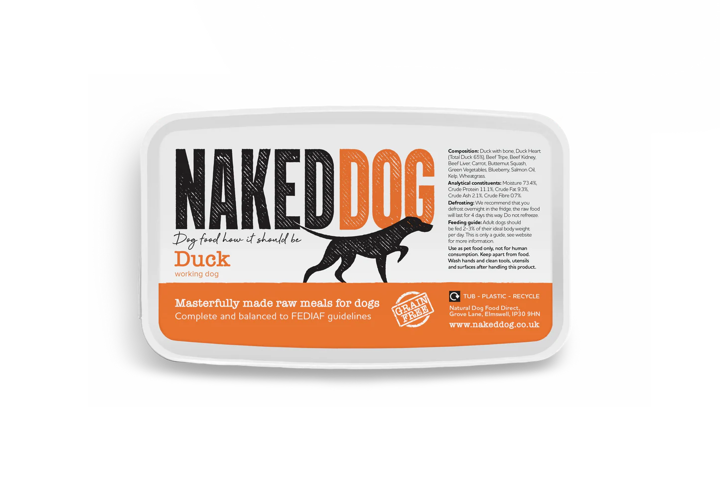 NAKEDDOG Original Duck 500g x 2 - Image 3