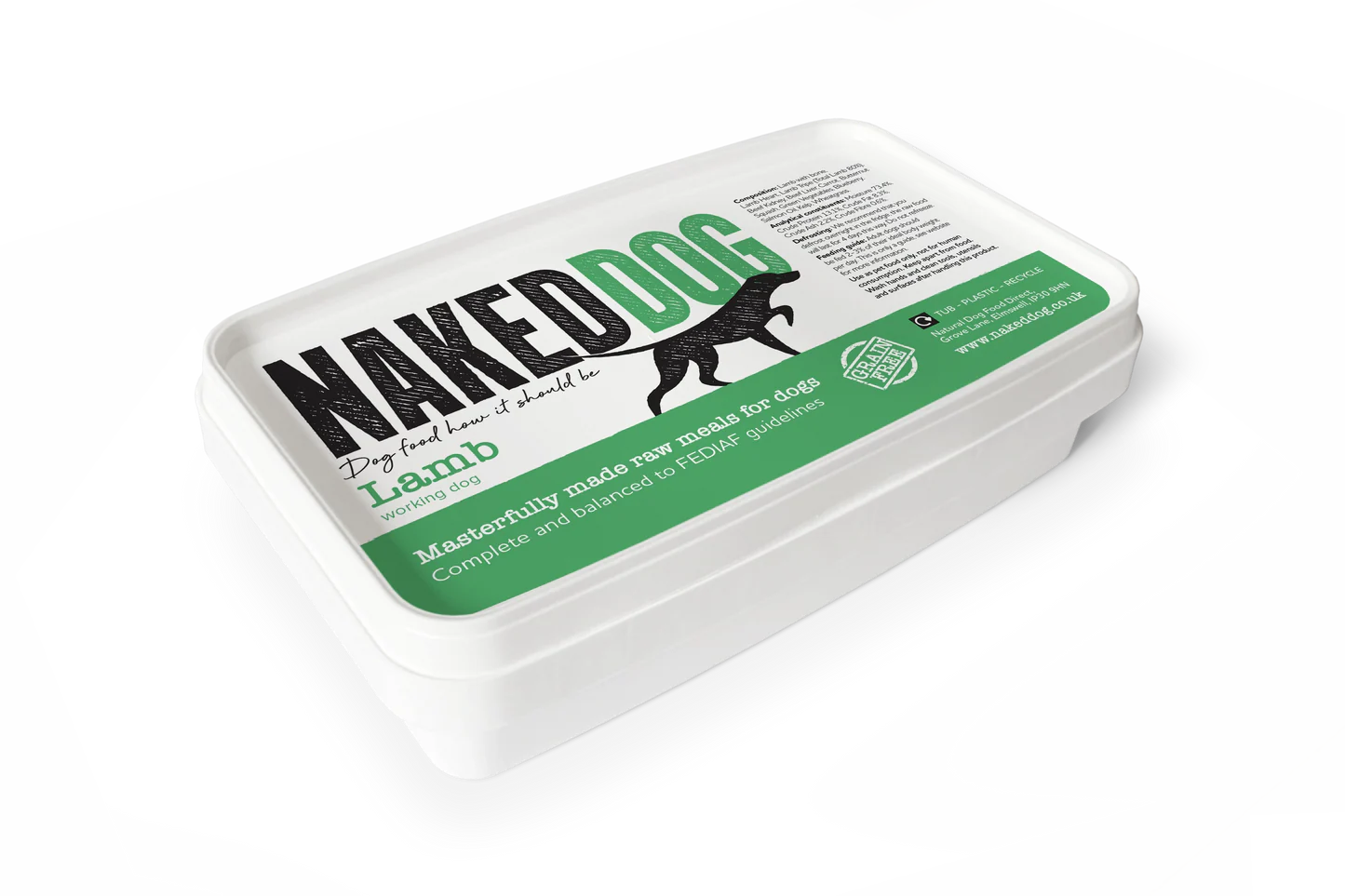 NAKEDDOG Original Lamb 500g x 2 - Image 2