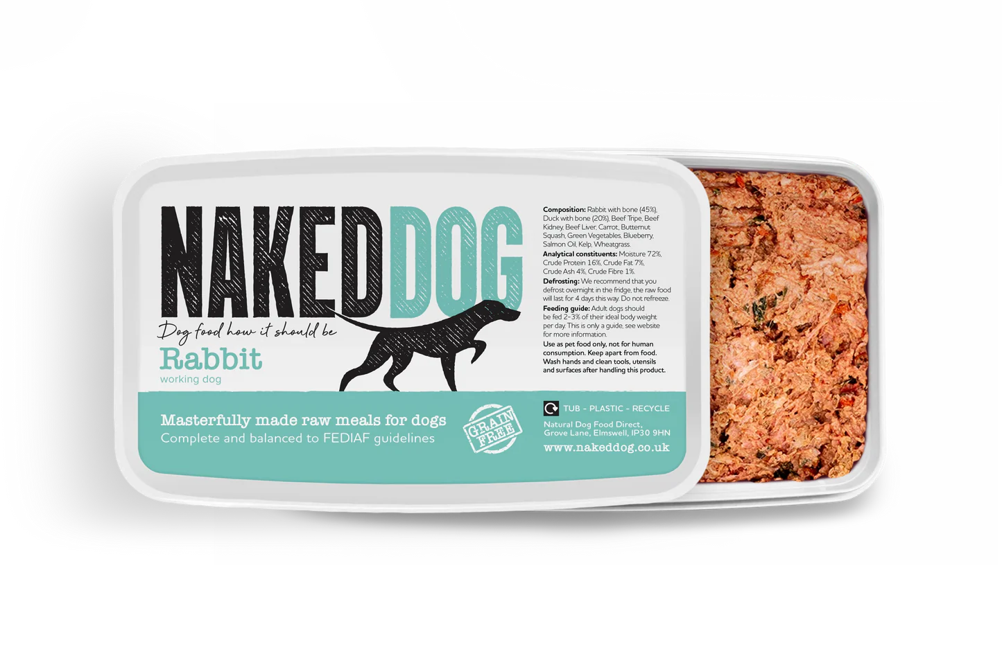 NAKEDDOG Original Rabbit 500g x 2