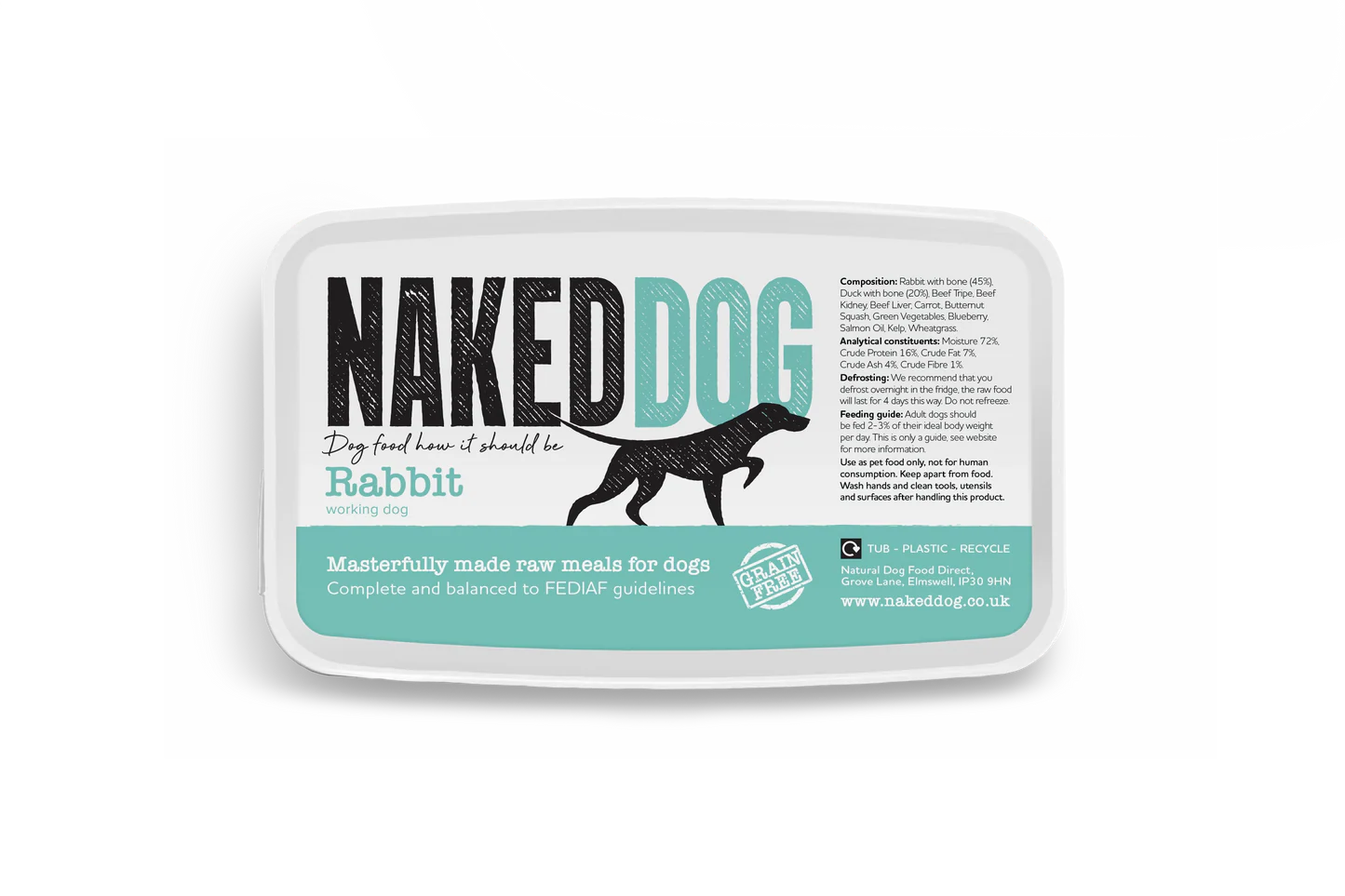 NAKEDDOG Original Rabbit 500g x 2 - Image 3