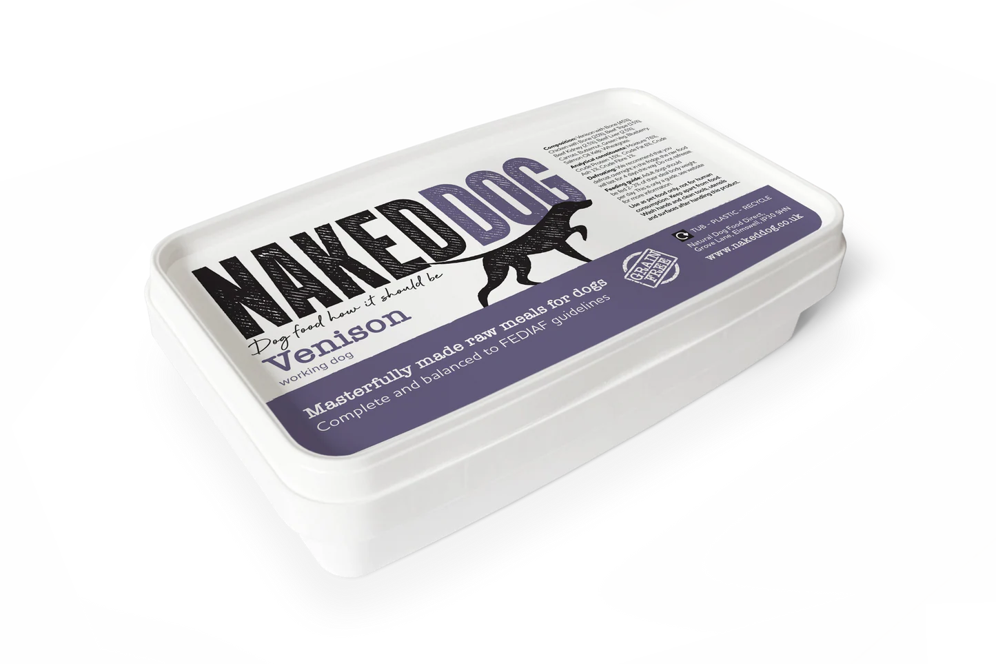 NAKEDDOG Original Venison 500g x 2 - Image 2