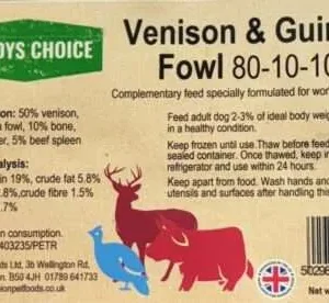 Buddy's Choice Venison & Guineafowl 454g