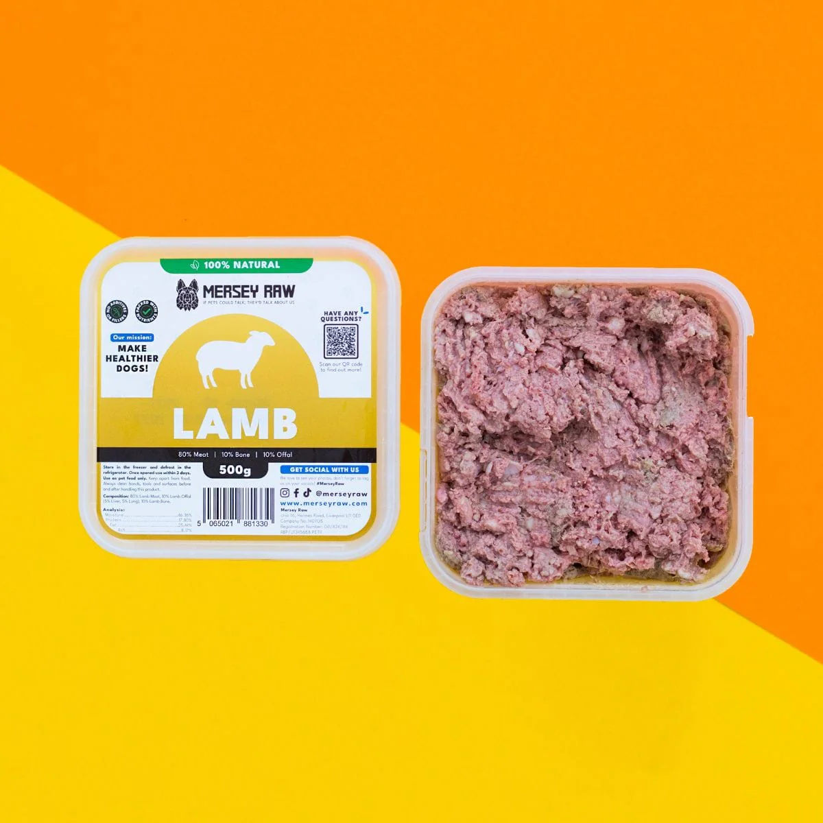 Mersey Raw Lamb 500g - Image 2